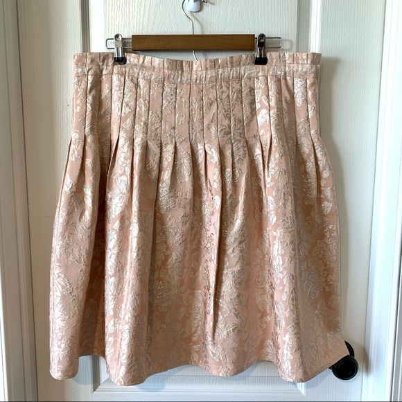 NWT BCBG MAX AZRIA Dana Paper Bag Waist Metallic Skirt—SZ. Small - Picture 12 of 16